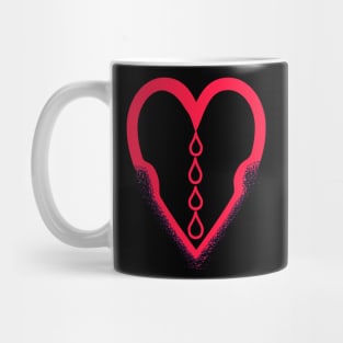 bleeding heart t-shirt Mug